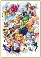 プリモアート複製原画（B4サイズ・全6種）のうち1種。