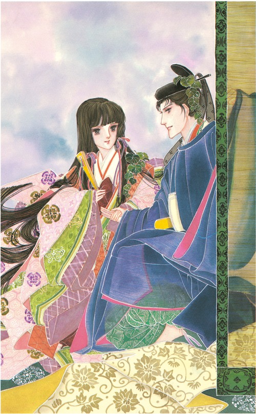 「大和和紀画業50周年記念画集～彩～」に収録された1枚。