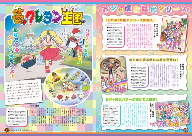 「タイムスリップ 東映アニメーション80s～90s GIRLS」の誌面より。