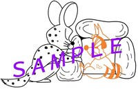 東京駅「東京駅フジテレビショップ」のスタンプサンプル。