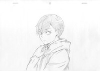 キャラクターデザイン・草間英興が描いた主人公・原田巧（CV：内山昂輝）。