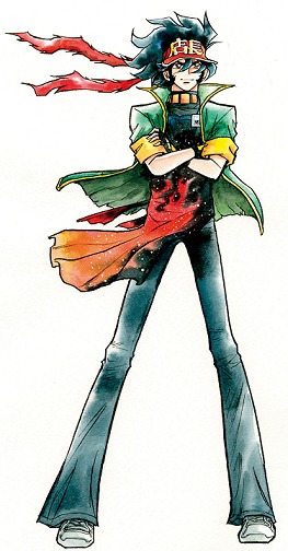 島本和彦が手がけたアニメイトの宣伝キャラクター「アニメ店長」。(c)Kazuhiko Shimamoto・MOVIC　イラスト：島本和彦