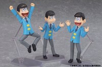 （左から）figma 松野十四松、figma 松野チョロ松、figma 松野おそ松