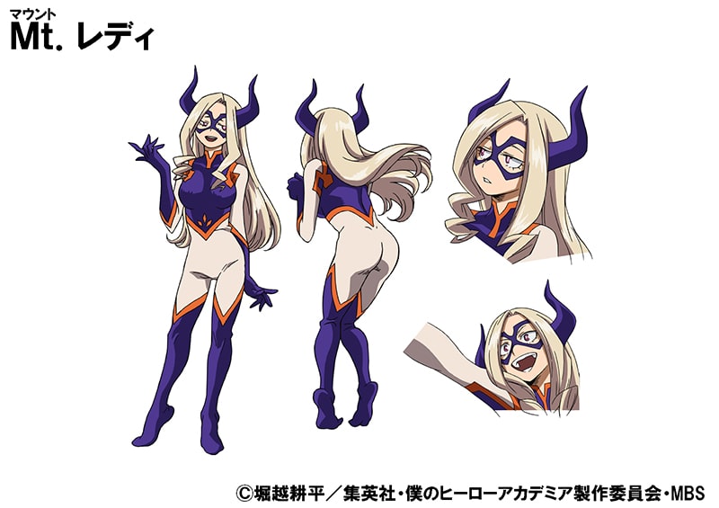 Mt.レディの設定画。 - 「ヒーローアカデミア」PV第5弾にヒーローの 