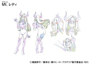 Mt.レディの設定画。