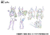 Mt.レディの設定画。