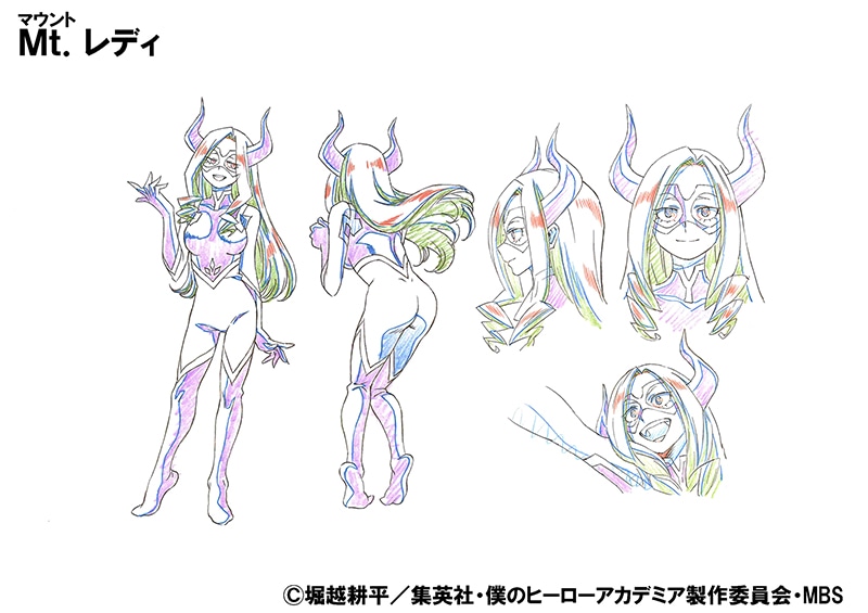 Mt.レディの設定画。