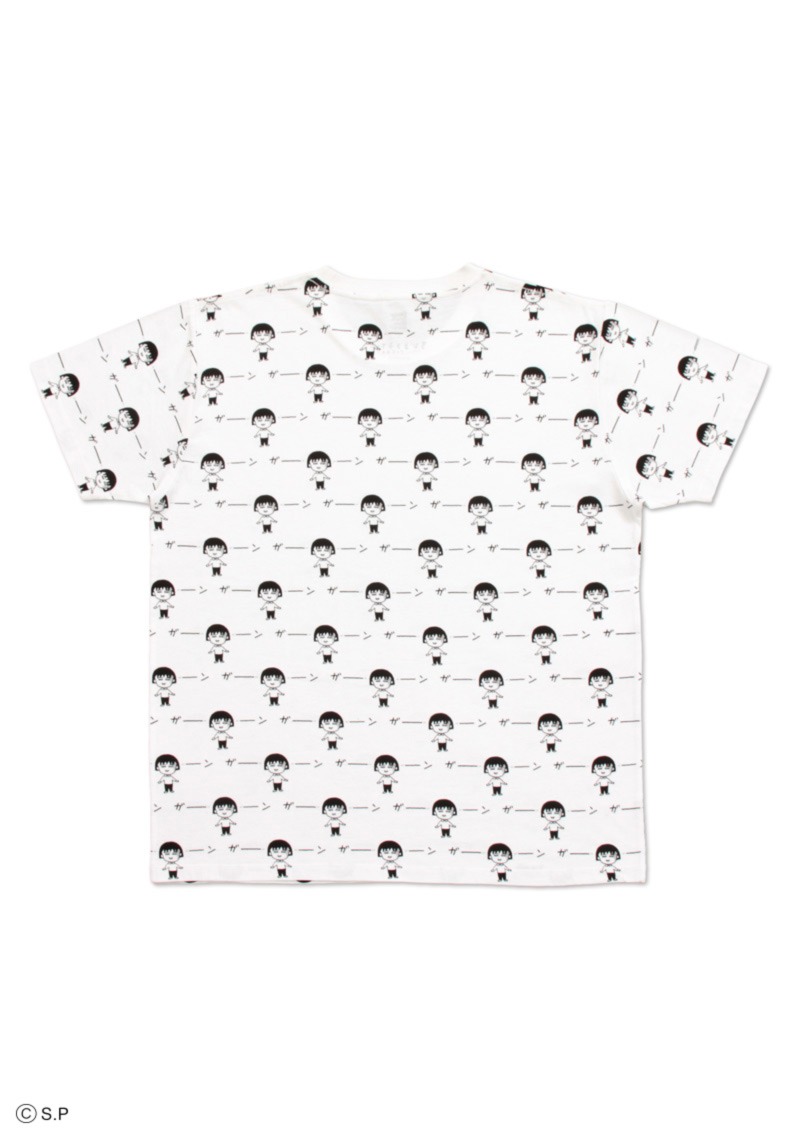 まる子 ガーン パターンTシャツ