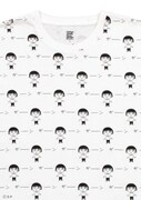 まる子 ガーン パターンTシャツ