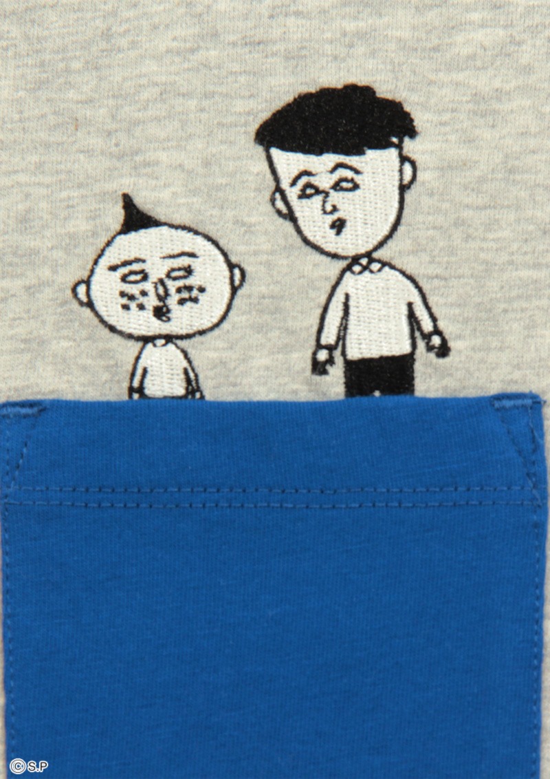 永沢 藤木 エンブロイダリーTシャツ