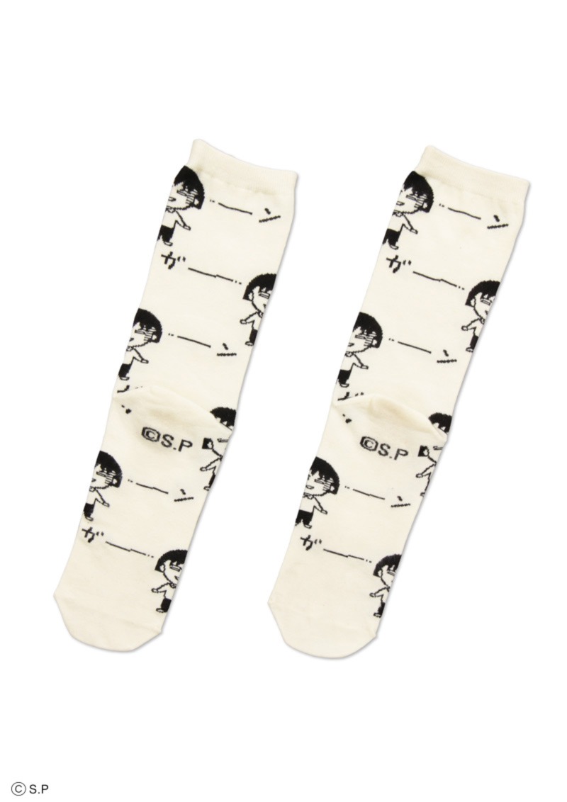 まる子 ガーン パターンソックス