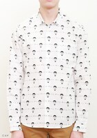 まる子 ガーン パターンシャツ