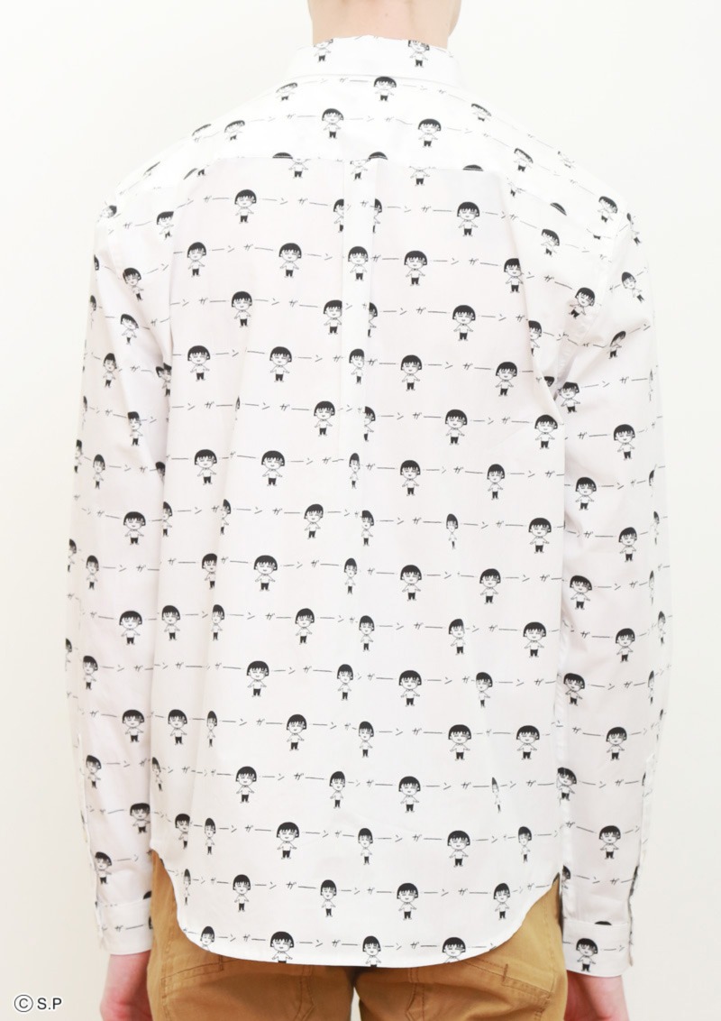 まる子 ガーン パターンシャツ