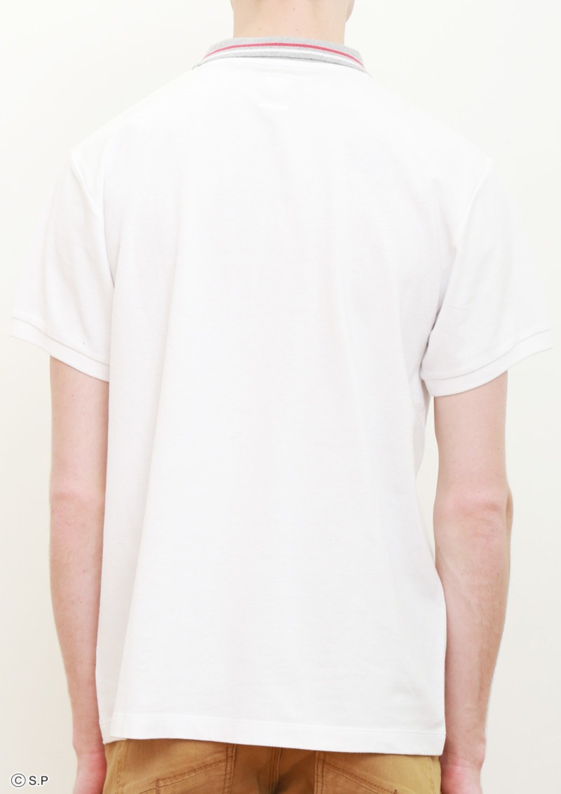 まる子 ガーン エンブロイダリーポロシャツ