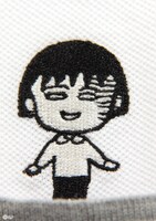 まる子 ガーン エンブロイダリーポロシャツ