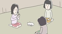 アニメ「猫も、オンダケ」より。