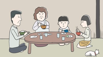 アニメ「猫も、オンダケ」より。