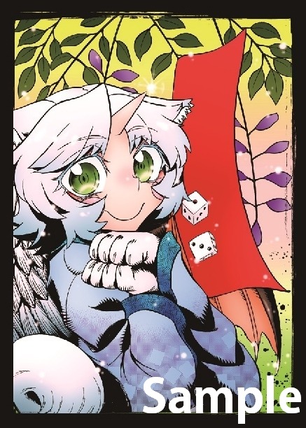 フェアの実施書店で配布される花札風イラストカード全7種のうち1種。