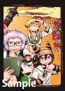 フェアの実施書店で配布される花札風イラストカード全7種のうち1種。