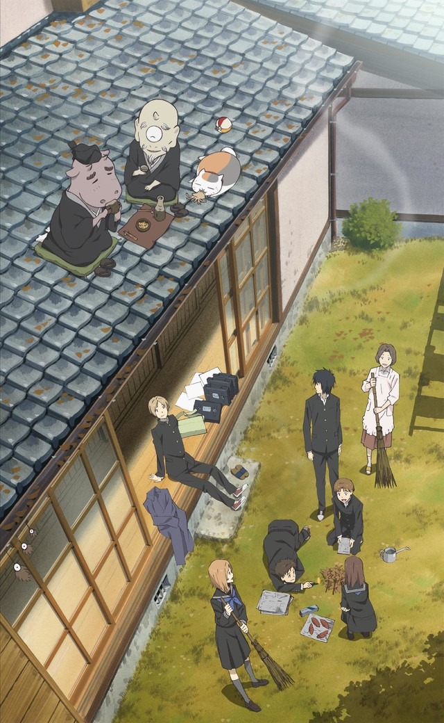 アニメ「夏目友人帳 肆」キービジュアル (c)緑川ゆき・白泉社/「夏目友人帳」製作委員会