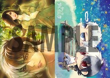 泉谷あゆみ、ゆーぽんのエンドカードイラストを使用したクリアファイル。