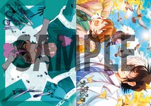 左近堂絵里、梅田阿比のエンドカードイラストを使用したクリアファイル。