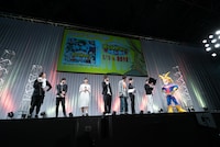 「僕のヒーローアカデミア」放送開始直前スペシャルステージの様子。