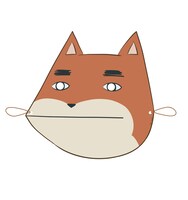 お犬様のお面。