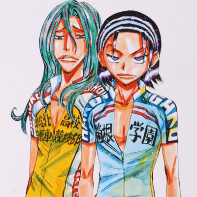 「弱虫ペダル」キャンバスパネル 巻島裕介＆東堂尽八