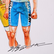 「弱虫ペダル」キャンバスパネル 巻島裕介＆東堂尽八