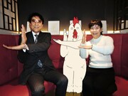 （左から）古谷敏、丹羽庭、桜井浩子。