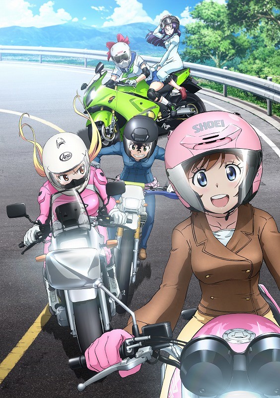 テレビアニメ「ばくおん!!」キービジュアル (c) おりもとみまな（ヤングチャンピオン烈） / ばくおん!!製作委員会