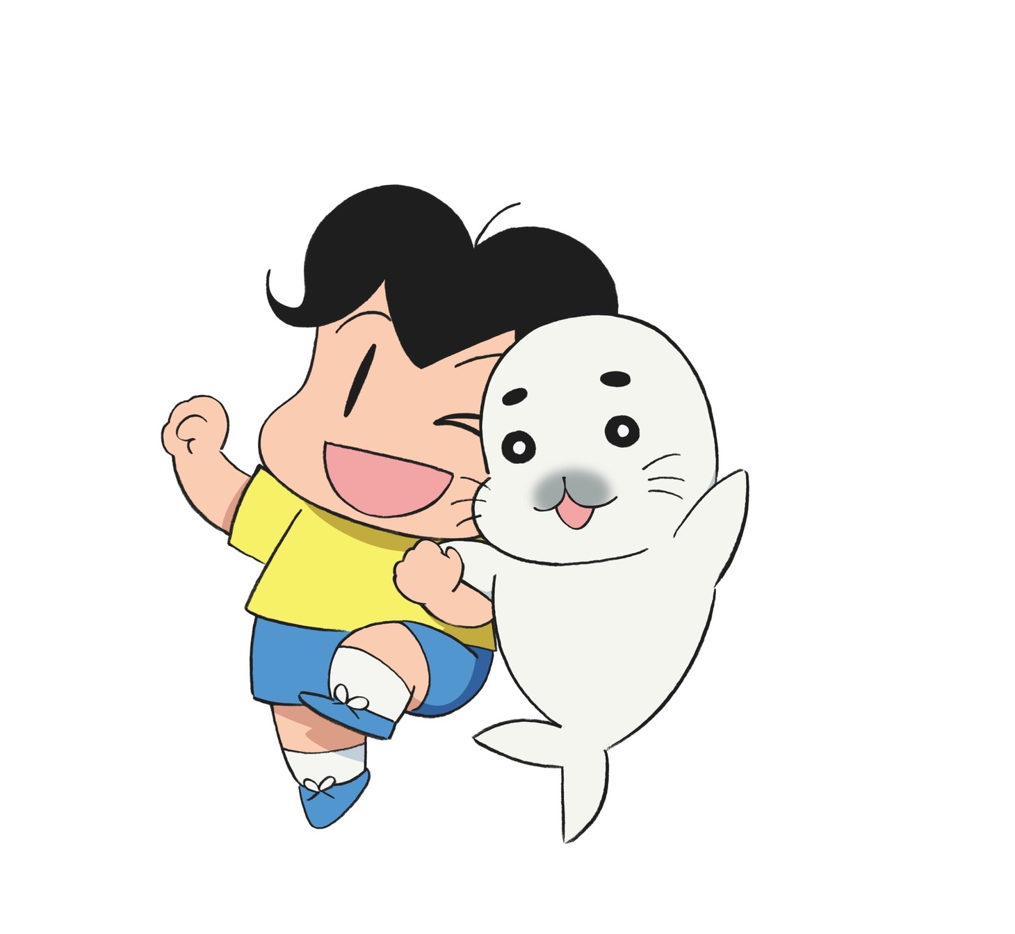 テレビアニメ「少年アシベ GO！GO！ゴマちゃん」キービジュアル ©森下裕美・OOP / Team Goma