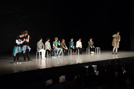 「TEAM Live YAMABUKI」より、第1部トークコーナーの様子。