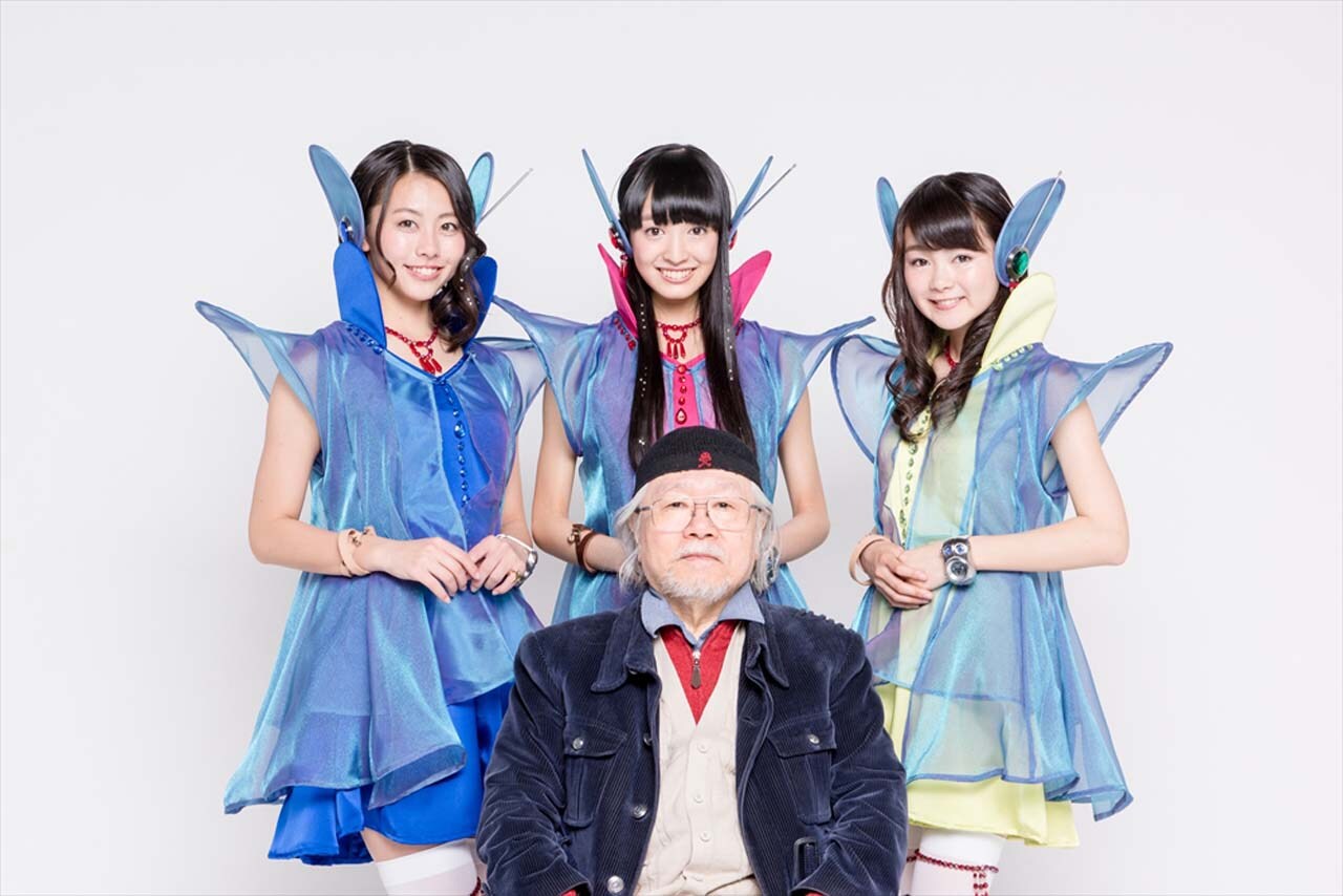 松本零士が3人組女性ユニットの衣装をデザイン、デジタル世界の妖精イメージ