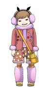 ファンのオタク女子。
