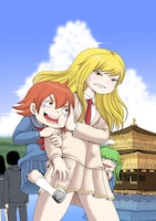 ストーリーを進めると見られるイベント画像のサンプル。