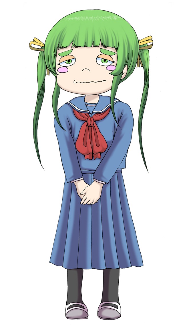 姫奈子と一緒にアイドル部に入った幼馴染み・楠真名（くすのきまな）は引っ込み思案の少女。