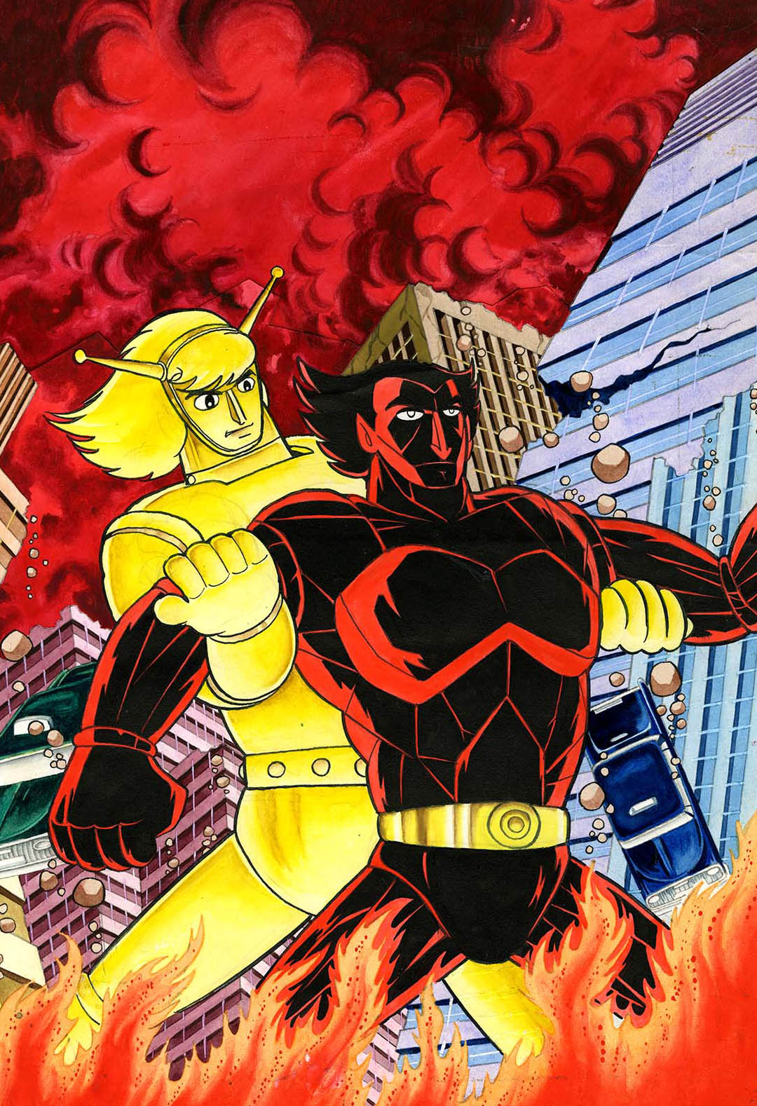 マグマ大使」よりマグマ対ブラックガロン。 - 手塚治虫の歴代SF