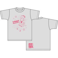 「苺ましまろ」Tシャツのアナ。