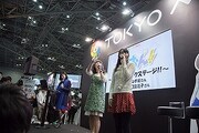 「AnimeJapan 2016」のTOKYO MXブース「ばくおん!!」ステージの様子。