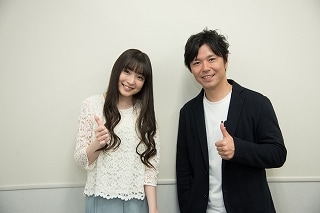 （左から）上田麗奈、MCの中野真矢。