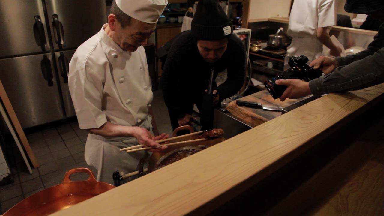 制作現場の様子。