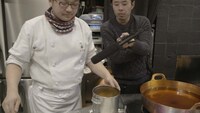 制作現場の様子。