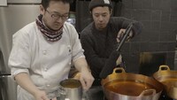 制作現場の様子。