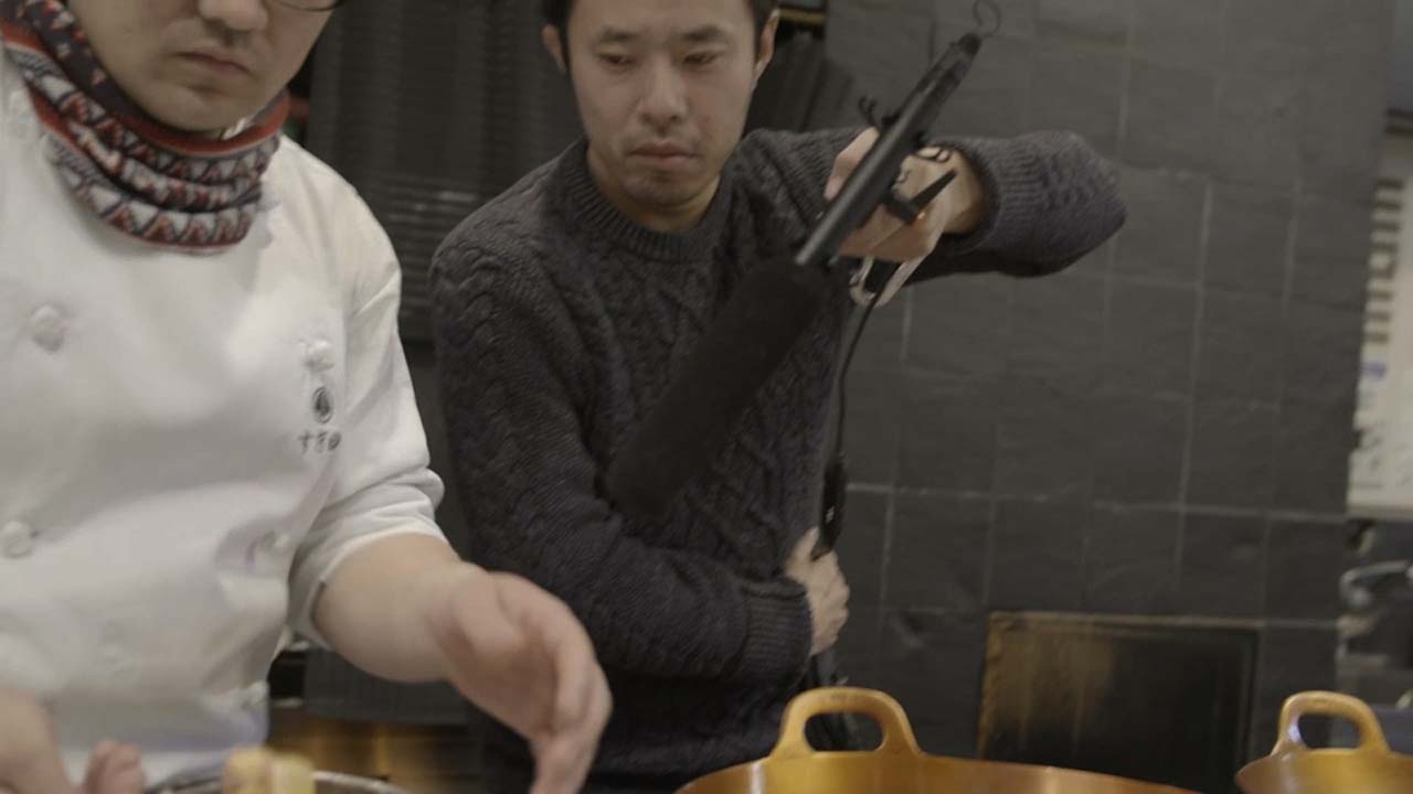 制作現場の様子。