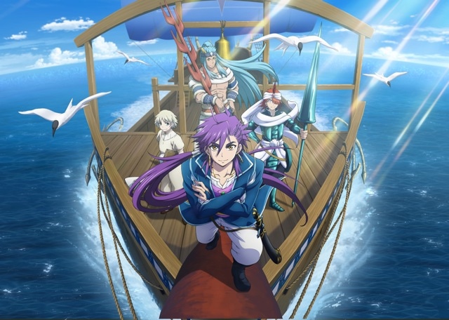 アニメ「マギ シンドバッドの冒険」ビジュアル (c)大高忍・大寺義史/小学館・AOS PROJECT