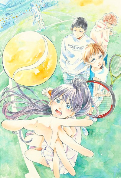 「Challenge Up!」第1話の扉ページに使用された、カラーイラスト。(c)鈴木手毬／集英社マーガレットコミックス