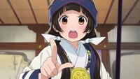 テレビアニメ「くまみこ」第1話の場面写真。