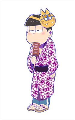 「おんせん松さん」浴衣Ver.の市松。